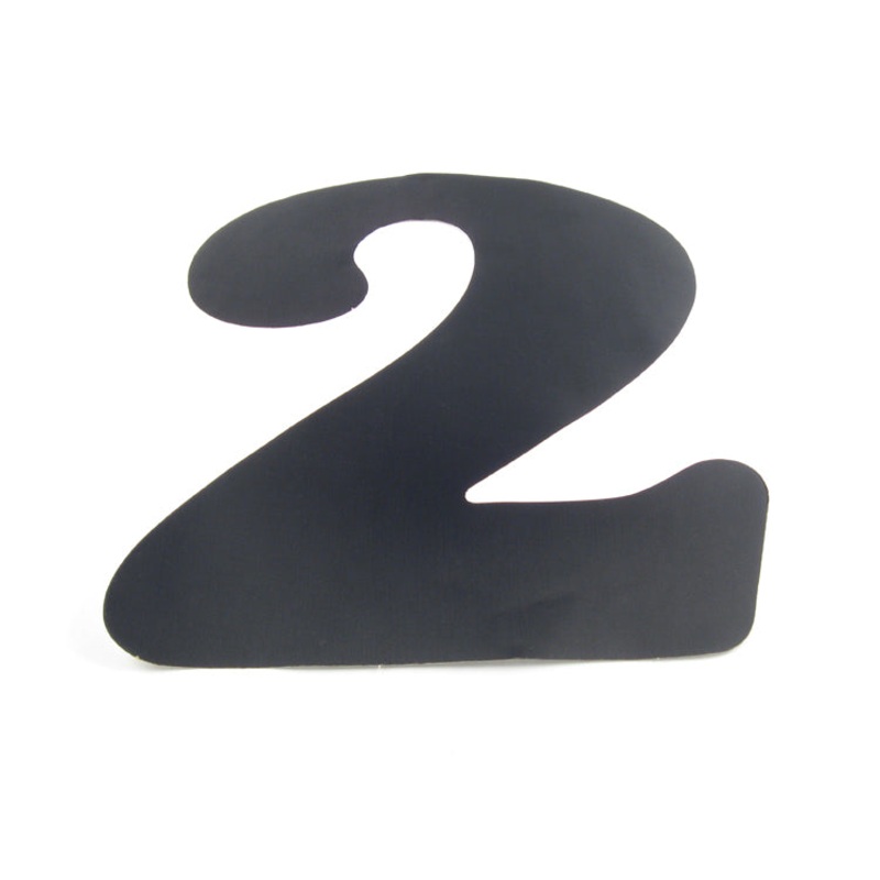 SAIL NUMBER 14″ #2 BLACK (Discontinued by Hobie)