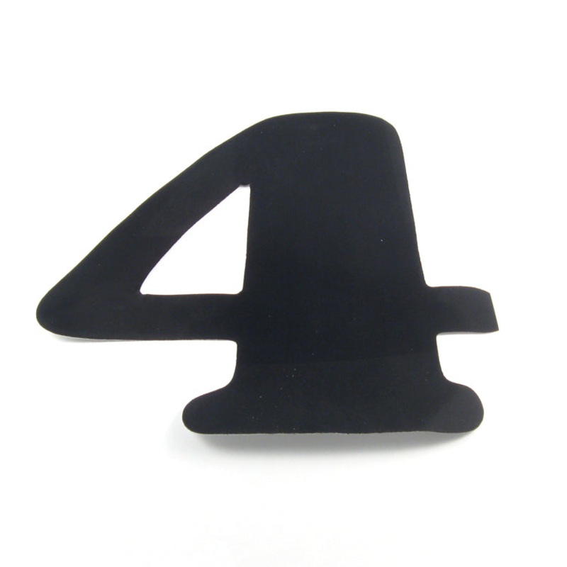 SAIL NUMBER 14″ #4 BLK. (Discontinued by Hobie)
