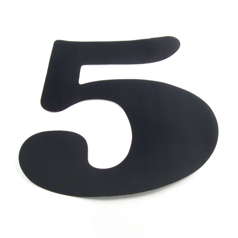 SAIL NUMBER 14″ #5 BLK. (Discontinued by Hobie)