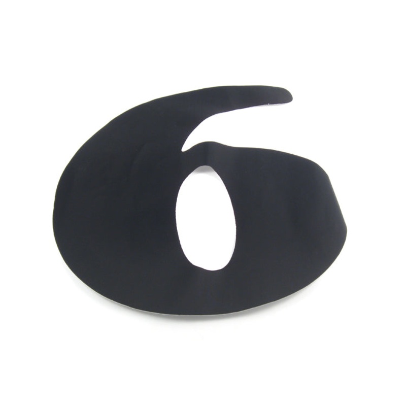 SAIL NUMBER 14″ #6/9 BLK. (Discontinued by Hobie)