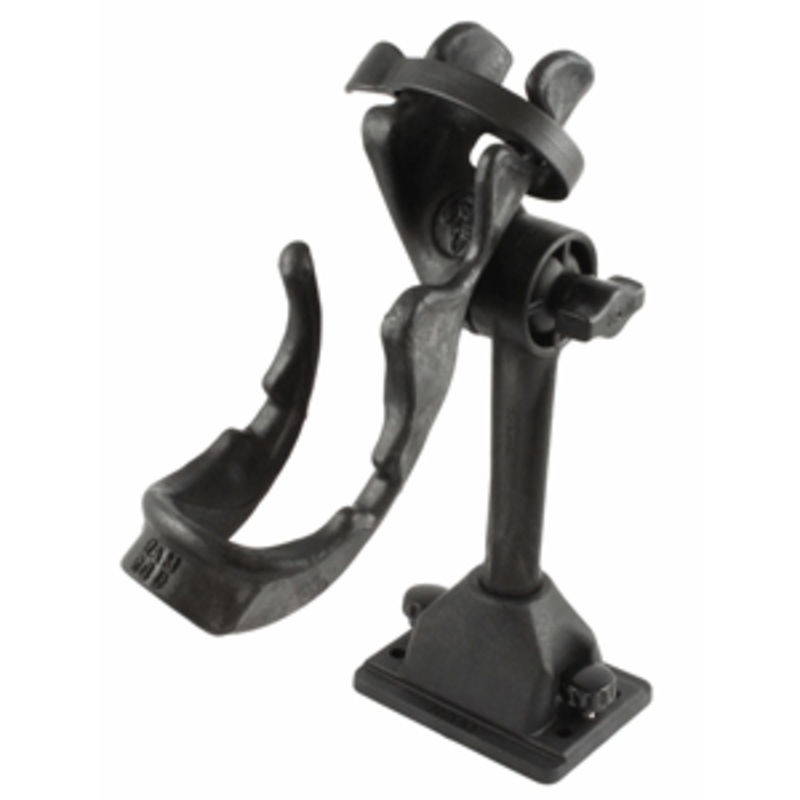 RAM ROD Fishing Rod Holder with Deck and Track Mounting Base