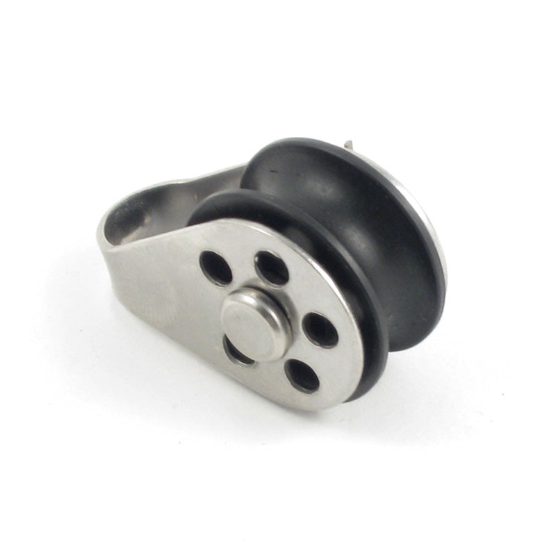 BLOCK, MINI W/AXLE-Black  5/16″