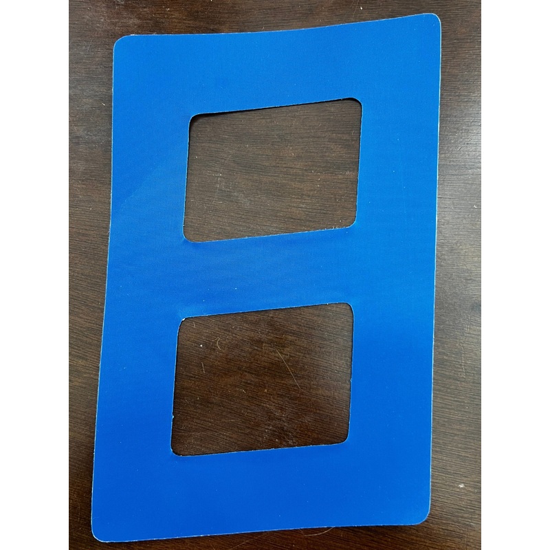Sail Number 9″ Digital Eight slant Blue