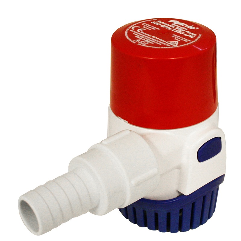 Rule 500GPH Electronic Sensing Bilge Pump – 24V [25SA-24]
