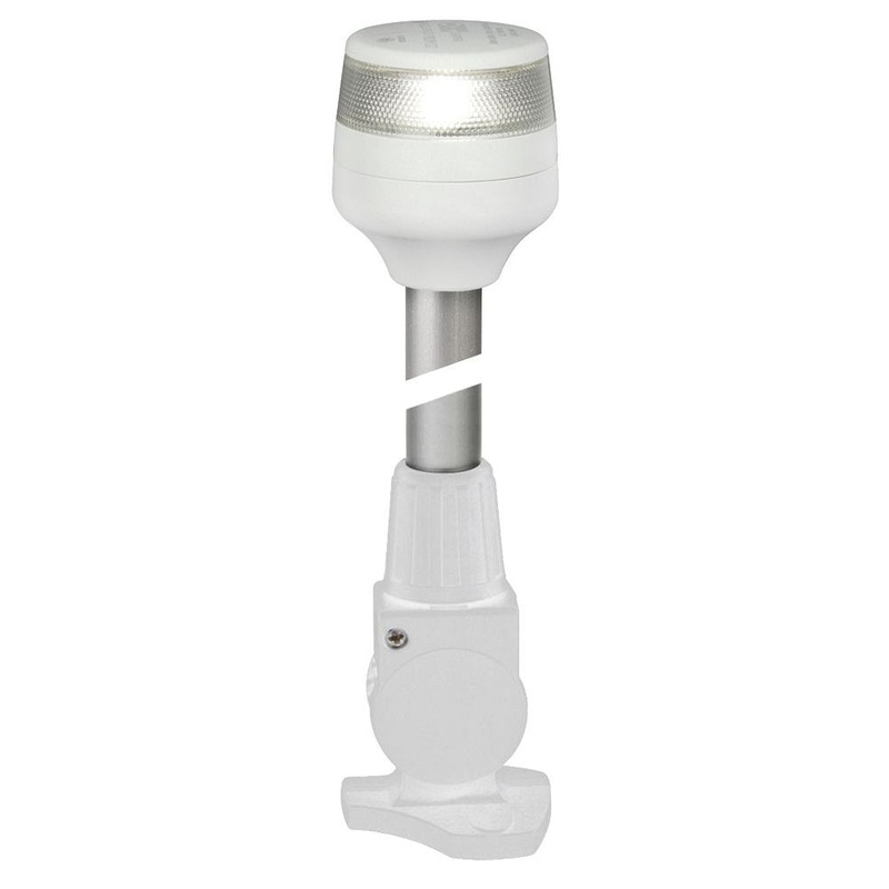 Hella Marine NaviLED 360 Compact All Round Lamp – 2nm – 40″ Fold Down Base – White [980960471]