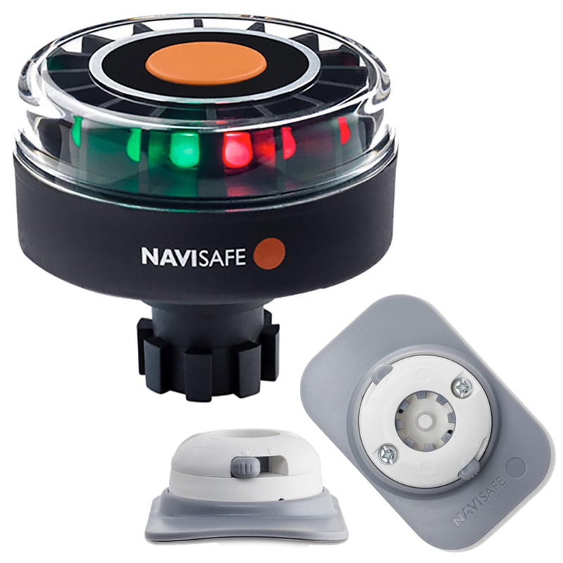 Navisafe Navilight Tricolor 2NM w/Navibolt Base  RIB Mount – White [342KIT4]