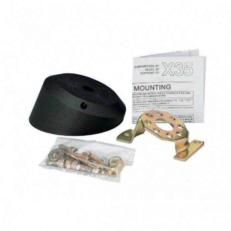 20 Degree Steering Helm Mounting Bezel – Black | Uflex USA X35