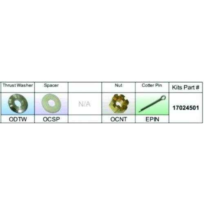 Fixed Hub Prop Hardware Kit – BRP, Type D | Solas 17024501