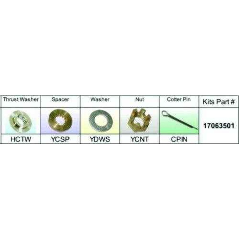 Fixed Hub Prop Hardware Kit – Honda, Type C | Solas 17063501