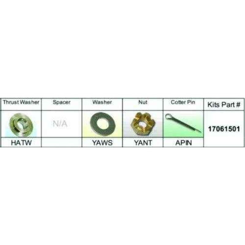 Prop Hardware Kit Fixed Hub – Honda, Type A | Solas 17061501