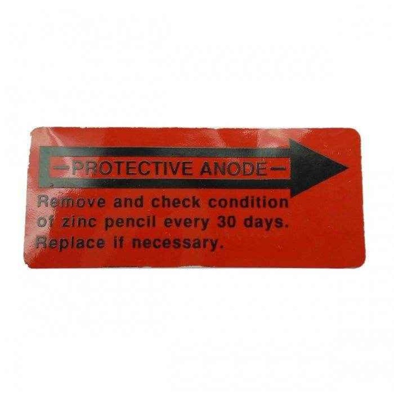 Protective Anode Decal | Crusader 22199