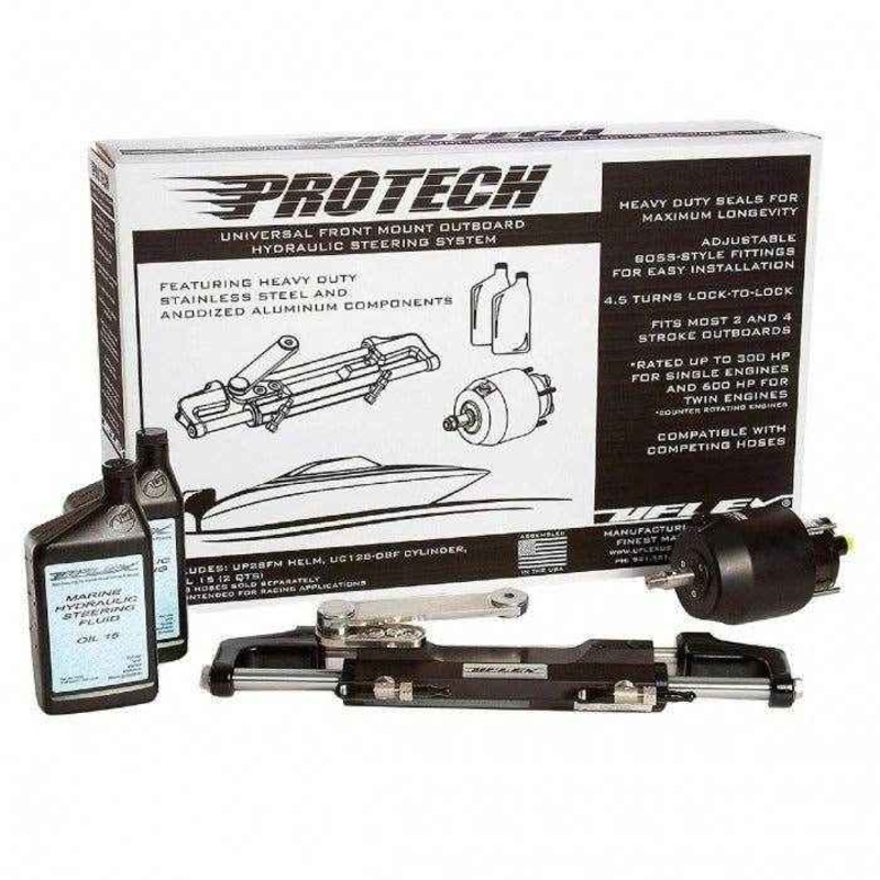 Universal Front Mount OB Hydraulic Steering System | Uflex PROTECH 1.1