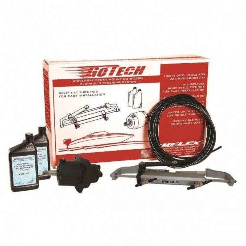 Universal Front Mount Outboard Hydraulic Steering System | Uflex GOTECH 1.0
