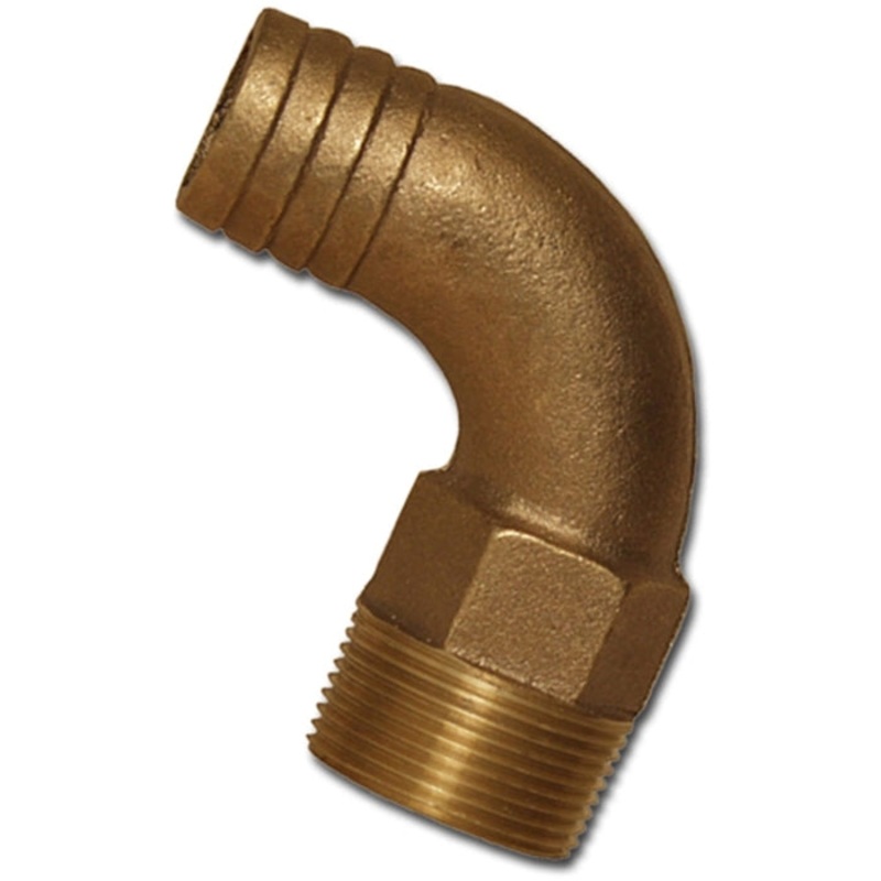 1 in. NPT to 1 in. Hose Barb Bronze Adapter | 00HN100E