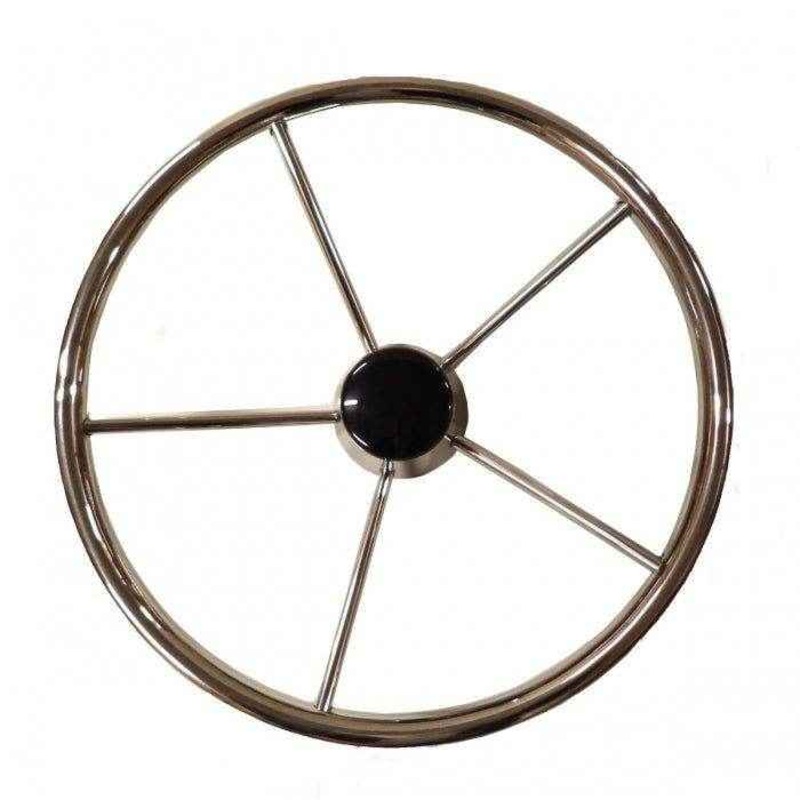 Destroyer Style Boat Steering Wheel Non-Magnetic Stainless Steel – 13.5 in. | Uflex USA V48
