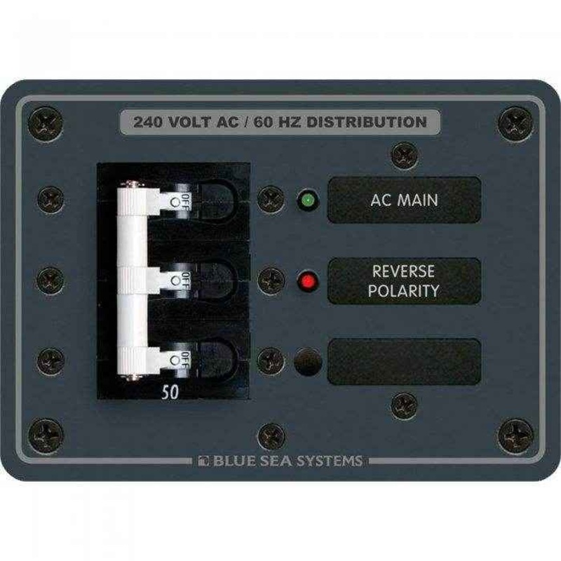 Blue Sea 120/240V C-Series Main Ac Breaker Panel 7372
