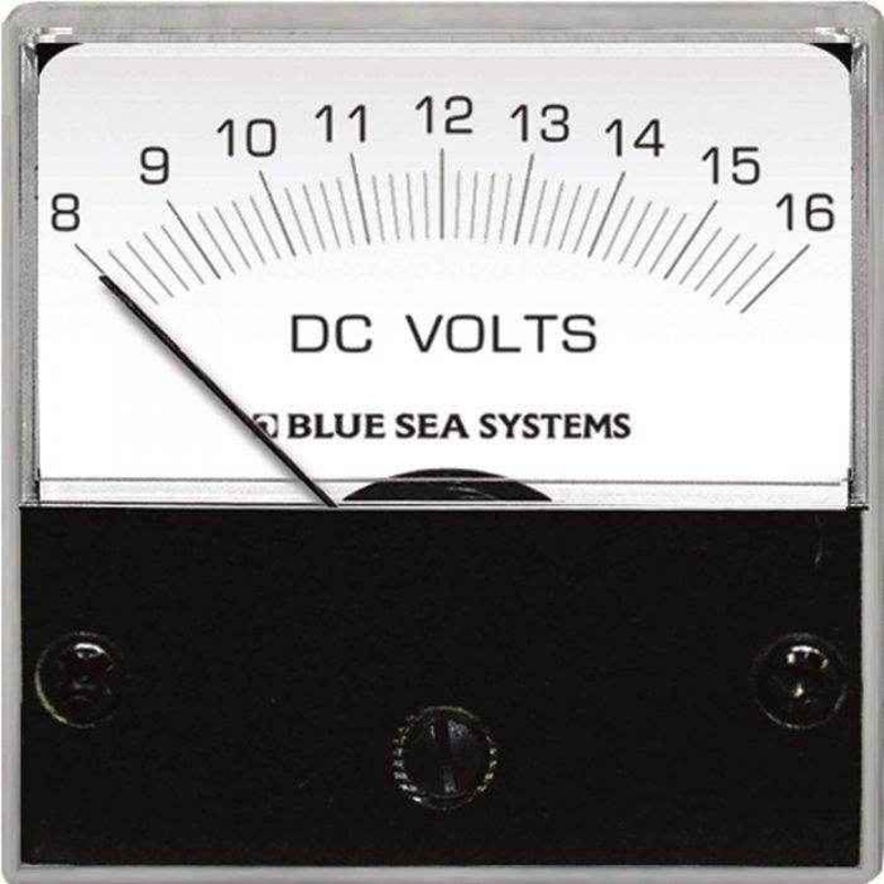 Blue Sea 8-16 Volt Dc Analog Micro Voltmeter 8028