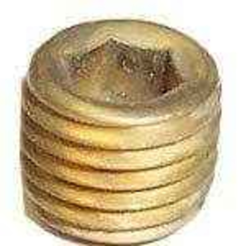 Crusader Plug, 1/16” Npt, Soc Brass 45370