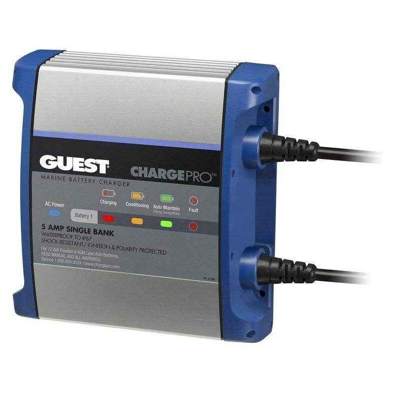 12 Volt 5 Amp Charge Pro Marine Battery Charger | Guest 2708A