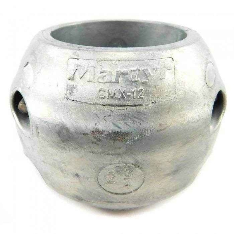 2-3/4 inch Zinc Streamlined Shaft Anode | Martyr CMX12