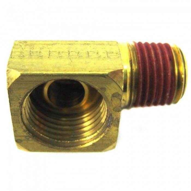 Inverted Flare Elbow 3/8-1/4 MNPT | Crusader R024017