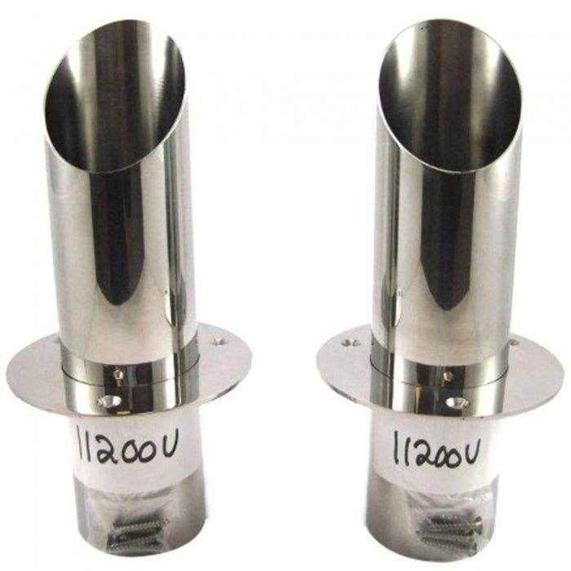 3 in. Angle Cut Exhaust Tips Without Flapper | Corsa Performance 11200