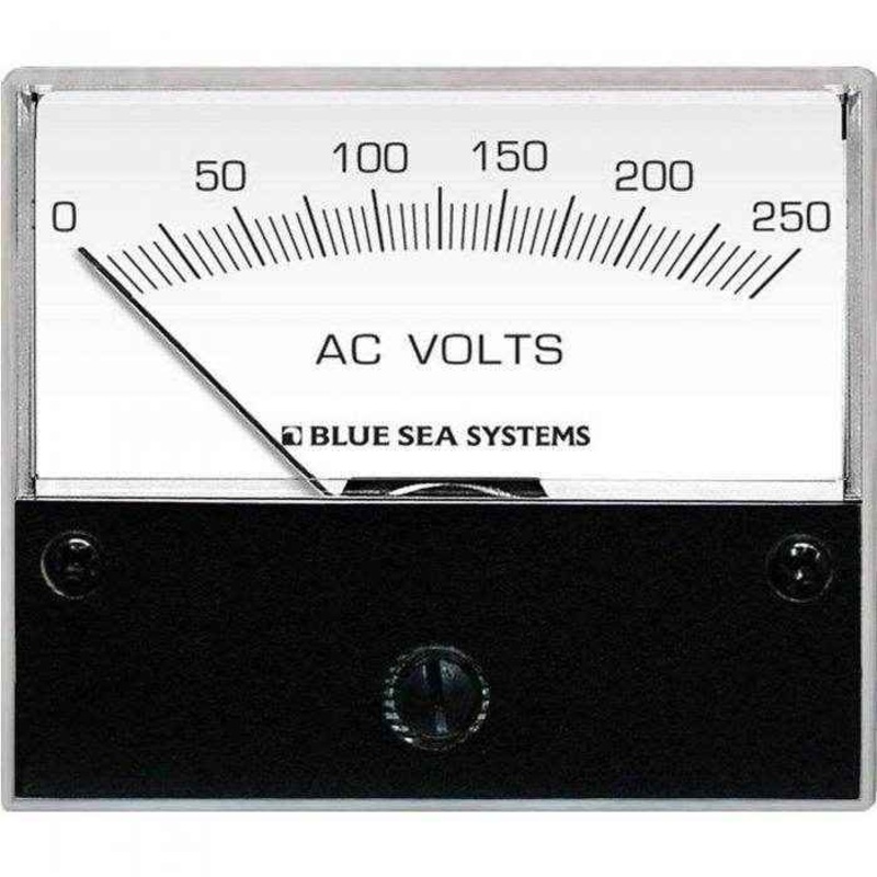 Voltmeter Analog 0-250 Volt AC | Blue Sea 9354