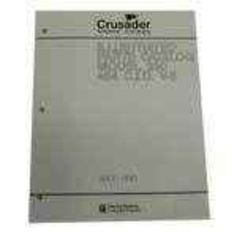 Crusader Crusader C454 Parts Manual Tecm517