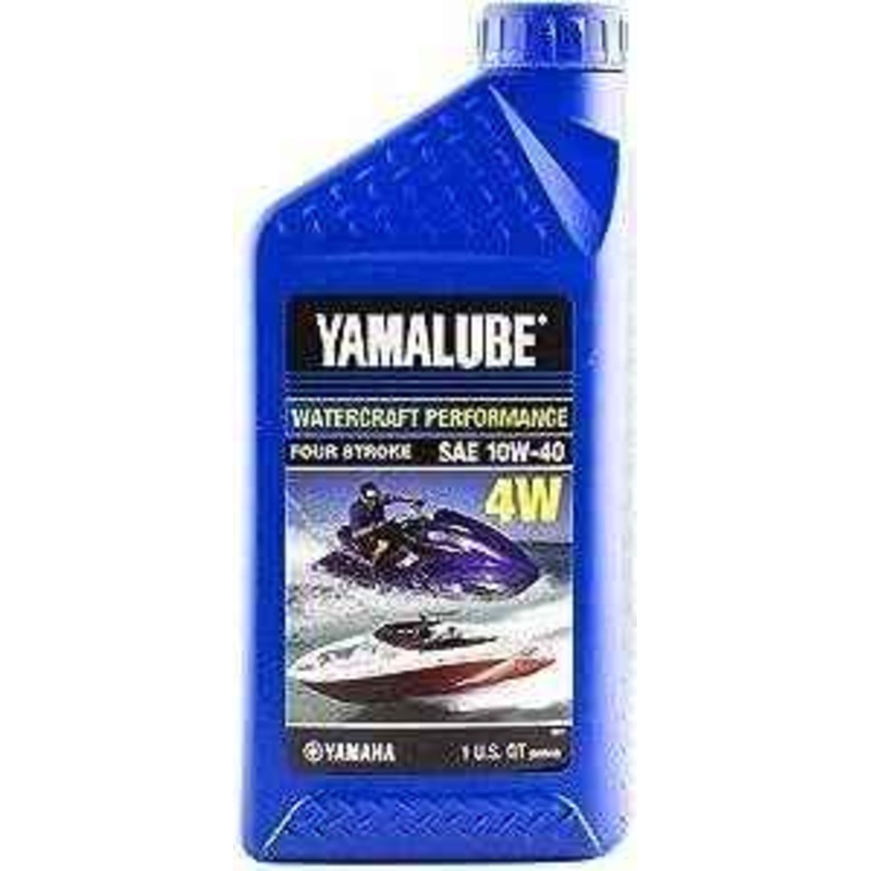 10W-40 Watercraft Oil, 1 Quart | Yamaha LUB-10W40-WV-12