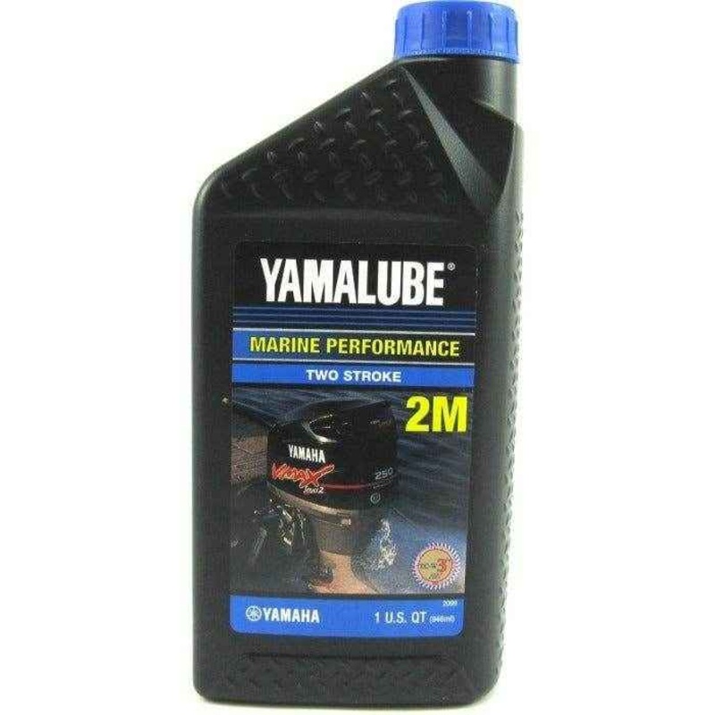 Outboard Oil 2-Stroke TC-W3 Quart | Yamaha LUB-2STRK-M1-12
