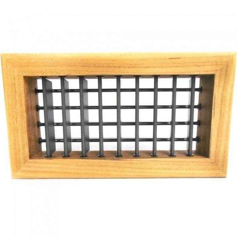 Supply Grille 8 X 4 Teak 4 Way | MSI VHT8X4