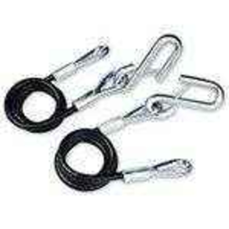5,000 lb Class 3 Black Vinyl Jacketed Hitch Cables 59541