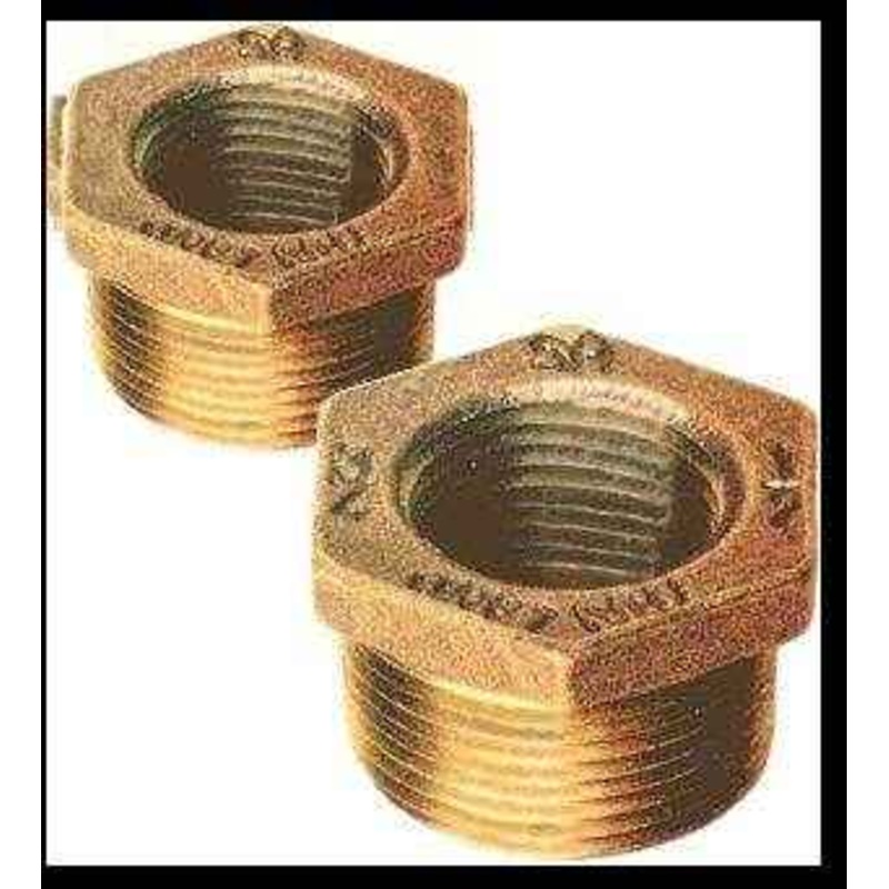Buck Algonquin Bronze Hex Bushing  3/4 X 1/2 In. 11407505