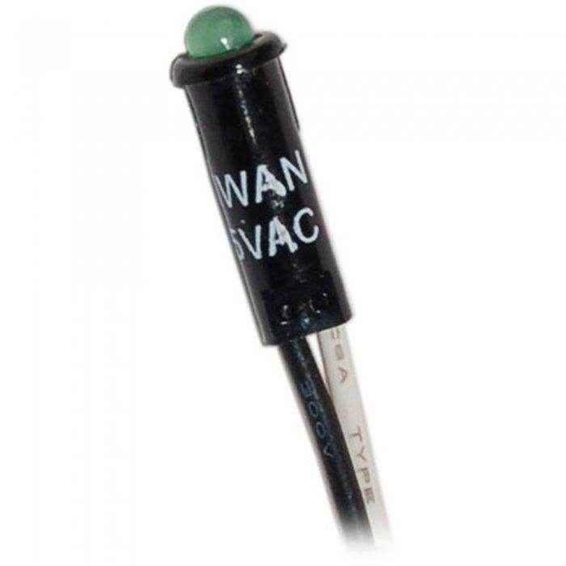 Blue Sea  120 Volt Ac Green Led Indicator Light 8034