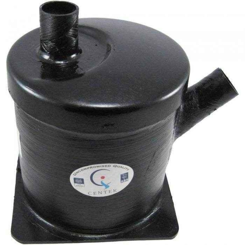 Muffler Vernalift Side Angle In Top Out  2 in. | Centek 1500107
