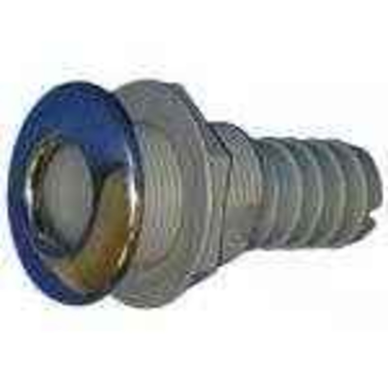 Whitecap Industries 1 1/4 In. 316 Stainless Steel/Nylon Thru-Hul