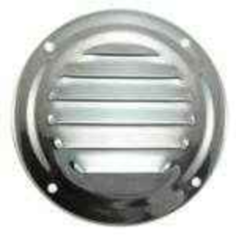 Whitecap Industries 304 SS Round Louvered Ventilator S-5042