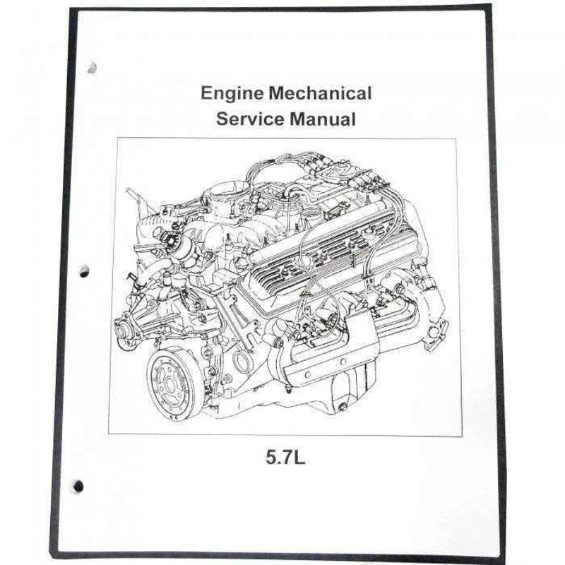 Crusader 5.7L Engine Mechanical Service Manual | Crusader L510015