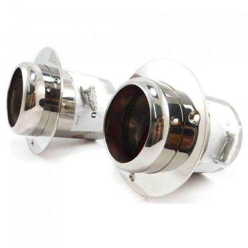 Rolled Edge Exhaust Tips with Internal Flapper | Corsa 11030
