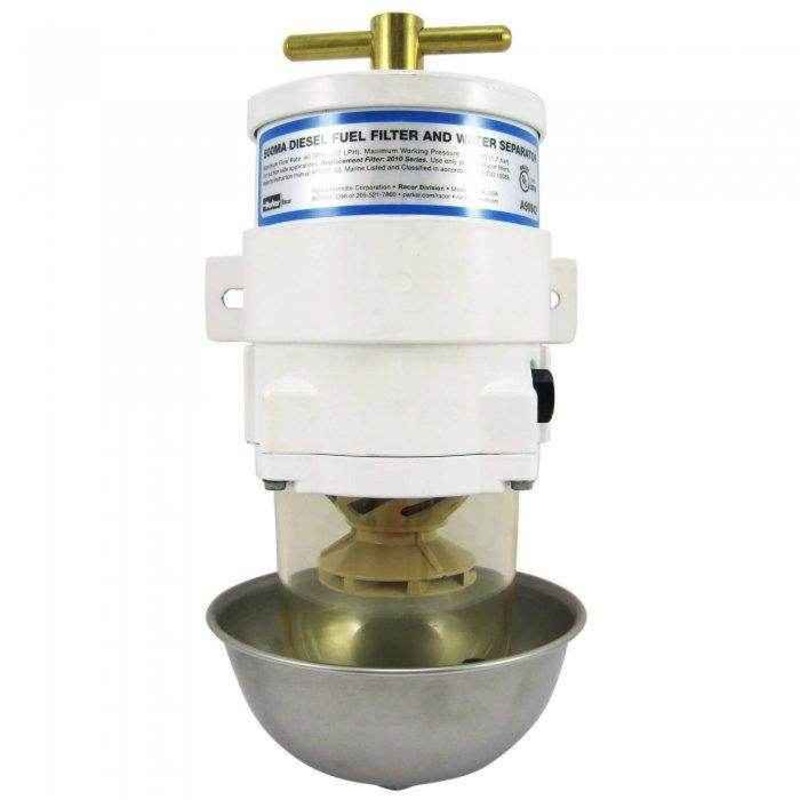 10 Micron Turbine Series Diesel Fuel Filter Assembly | Racor 500MA10