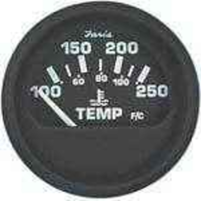 Faria Marine Instruments 100-250 Degree Water Temp Gauge 12812