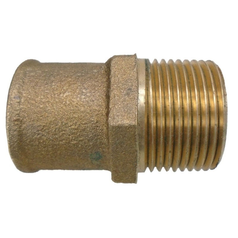 1 MNPT x 1-1/4 Hose Barb Brass Fitting | Crusader 97852