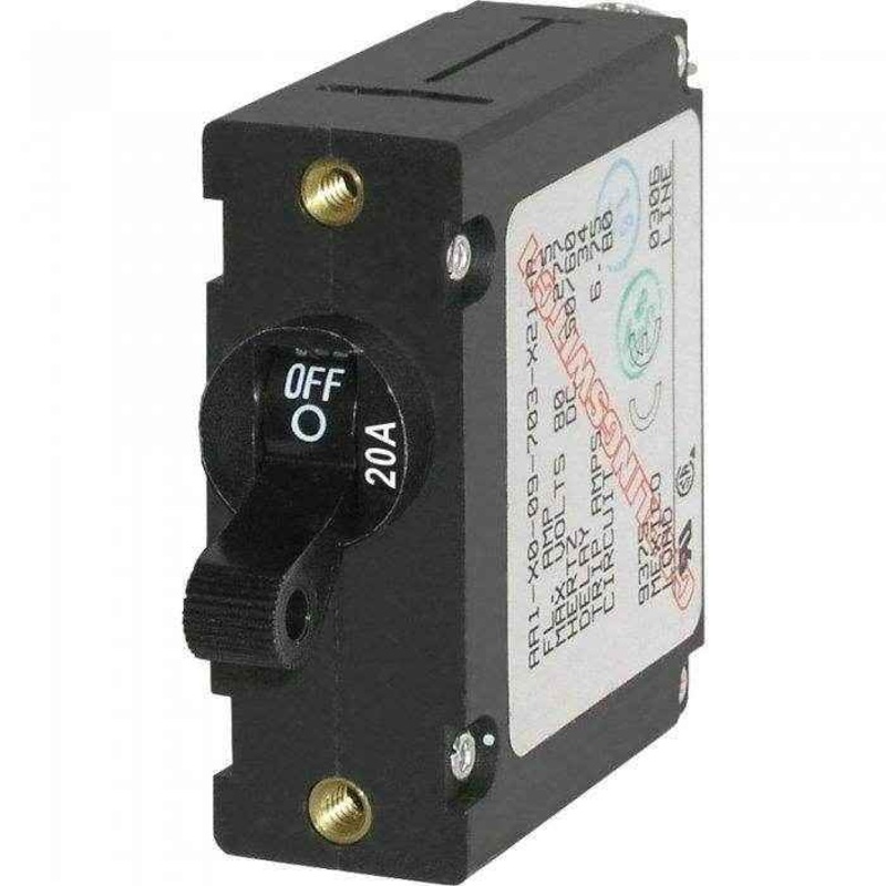 20 Amp AC/DC Magnetic Circuit Breaker | Blue Sea Systems 7212
