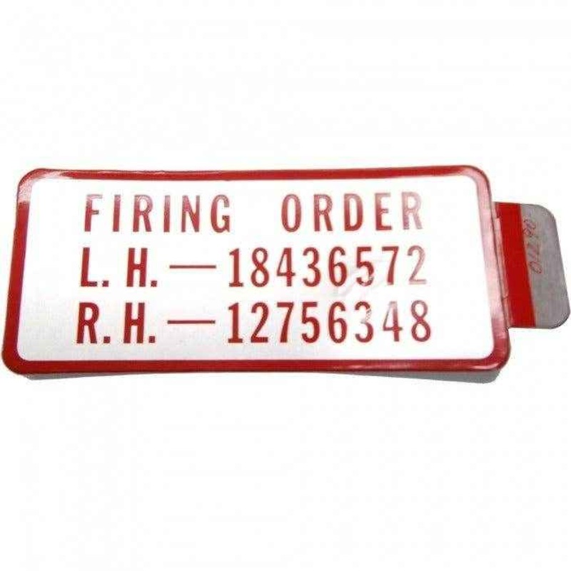 Decal – Firing Order | Crusader 97182