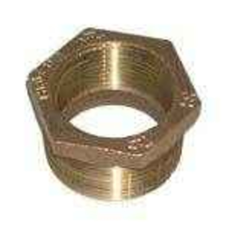 Buck Algonquin Bronze Hex Bushing  1 1/2 X 1 1/4 In. 114150125