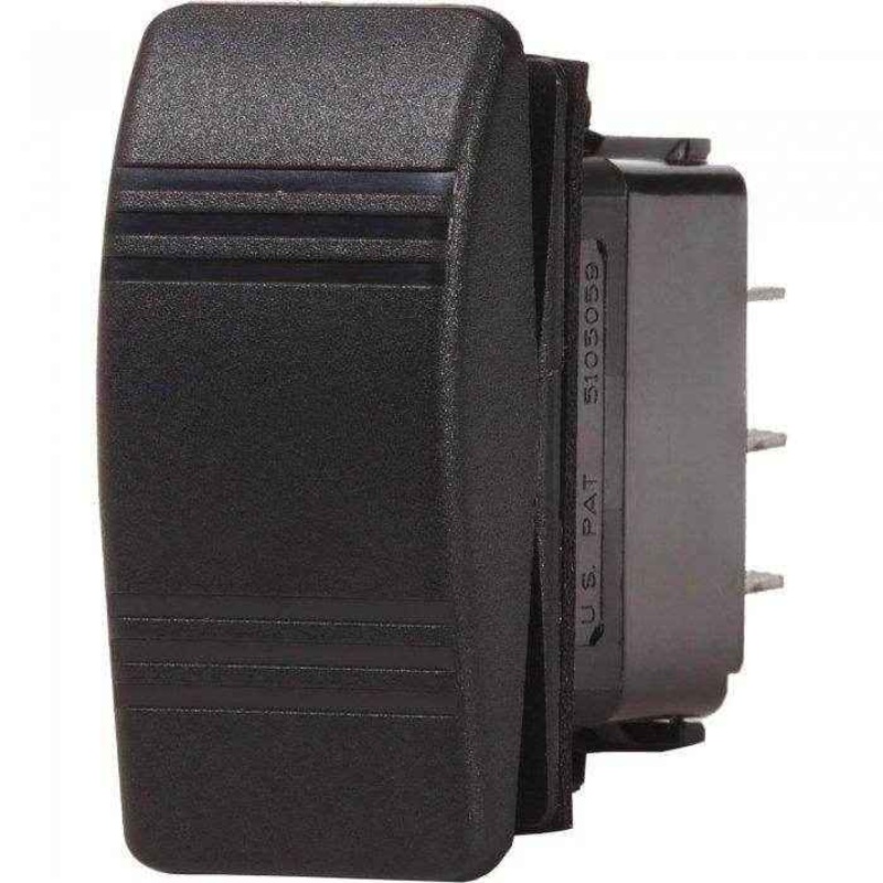 Water Resistant Black Contura Switch | Blue Sea 8292