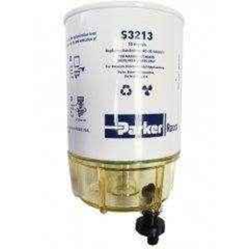10 Micron Gasoline Fuel Filter With Bowl | Racor B32013