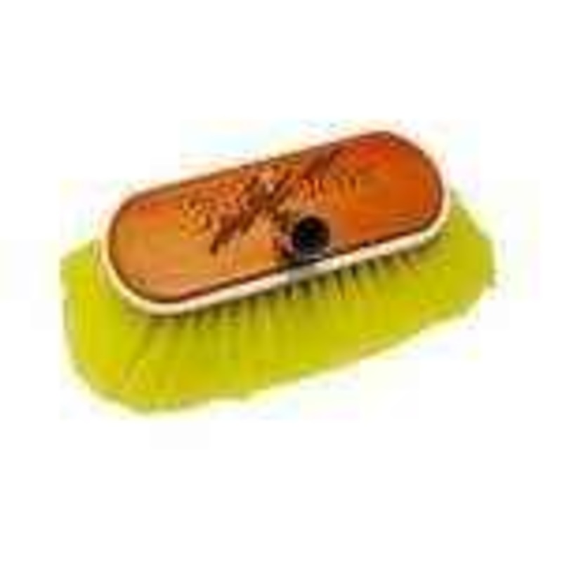 Star Brite 8 In. Soft Deluxe Wooden Block Brush With Bumper 4015