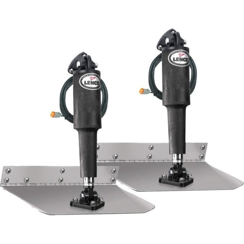 Trim Tab Kit Standard Mount w/o Switch – 9″ x 9″ | Lenco 15000-101