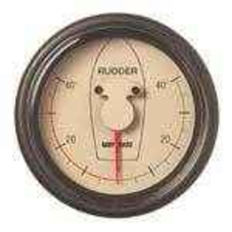 Vetus  Rudder Position Indicator With White Face Rpi1810W